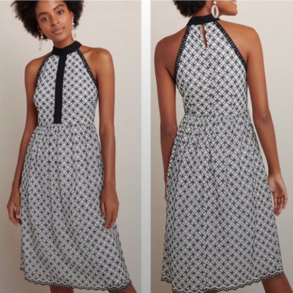 Anthropologie Eli & Ali Ninetta Lace Sleeveless Dress, Size 6, New with Tags - Picture 5 of 16